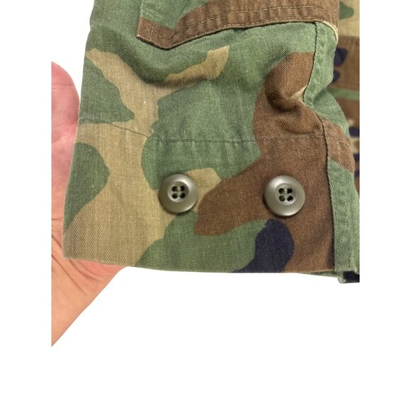 Seabees US Army Woodland Camo Field Jacket Cold Weather w/Liner M/L - Picture 4 of 8